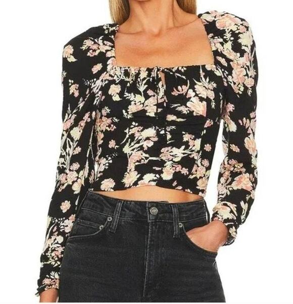 Free People Tops - NWT Free People Hilary Printed Top, Size M